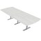 Skutchi Designs 45 in W, 120 in L, 29 in H, Engineered Wood Top, White HAR-AREC-46X119-T-WHCYPRESS - alternate 1